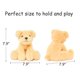 thumbnail image 5 of WEIGEDU Labs Labrador Golden Retrievers Perro Cachorro Animales de Peluche Juguetes de Peluche para niños Niñas Cumpleaños Regalos para Dormir 7.9" Amarillo Dorado, 5 of 5