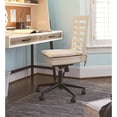 thumbnail image 2 of Smartstuff MyRoom Chaise de Bureau Réglable en Parchemin Blanc et Orme, 2 of 3