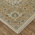 thumbnail image 2 of Feizy Corbitt Traditional Oriental, Ivory/Gold, 7'9" x 9'9" Area Rug Stain Resistant Pet & Kid Friendly Handmade Classic Bordered Floor Rug for Living room Bedroom, 2 of 7