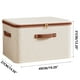 thumbnail image 2 of Caja de Almacenamiento con Cremallera de Algodón y Lino Tianshan, Caja de Almacenamiento con Cubierta para Ropa, Caja de Almacenamiento para El Hogar y El Dormitorio., 2 of 2