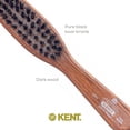 thumbnail image 5 of Kent LR31 Hair Brushes for Women Dark Wood Straightener Hair Brush - Black Boar Bristle Travel Size Hairbrush for Styling Short to Medium Hair - Dry Brush for Styling, Straightening, Stimulating Oils, 5 of 6