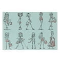 thumbnail image 3 of Fashion Cutting Board, Cartoon Girls High Heel Shoes Glamour Urban Life Catwalk Style Picture, Decorative Tempered Glass Cutting and Serving Board, Small Size, White Pink, by Ambesonne, 3 of 5