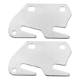 thumbnail image 1 of CUITING Universal Wood Bed Rail Plates Bracket - 2pcs Replacement Hook Fitting, 1 of 6