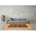 thumbnail image 3 of Ahgly Company Indoor Rectangle Oriental Orange Traditional Area Rugs, 4' x 6', 3 of 4