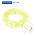 thumbnail image 2 of Unique Bargains Solid Rubber Cord Tubing 16ft 2mm Dia Light Yellow Rubber Tube for DIY Craft Making, 2 of 5