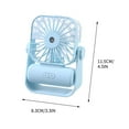 thumbnail image 3 of Ovzne Fan Vertical Fan Desktop Spray Small Fan Mini Spray Fan Home Student Desktop Fan Outdoor Portable Fan Plug In Fan On Clearance, 3 of 3