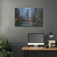 thumbnail image 5 of Luxe Metal Art 'Chicago River' by Luxe Portfolio, Metal Wall Art, 36"x24", 5 of 9