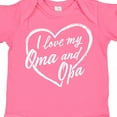 thumbnail image 4 of Inktastic I Love My Oma and Opa in White Chalk Heart Boys or Girls Baby Bodysuit, 4 of 5