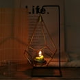 thumbnail image 3 of Eddwiin Candelabro de Hierro Simple de Estilo nórdico Multifuncional, candelabro para decoración del hogar, 3 of 5