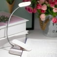 thumbnail image 4 of Mistaha C4.5V 5 LEDs Table Desk Reading Clamp Lamp Flexible Bendable Tube Design 3 *, 4 of 8