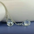 thumbnail image 3 of QQTDFG 925 Silver Long Tassel Crystal Earrings Women Drop Dangle Stud Wedding Jewelry-Silver, 3 of 3