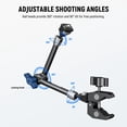 thumbnail image 3 of Abrazadera articulada Magic Arm Mount Neewer 11 con Super Clamp, 3 of 7