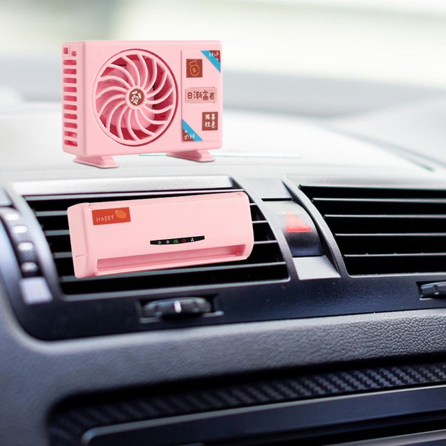 2 Pieces Car Air Freshener Small Modern with Aromatherapy Stick Car Diffuser Pink A