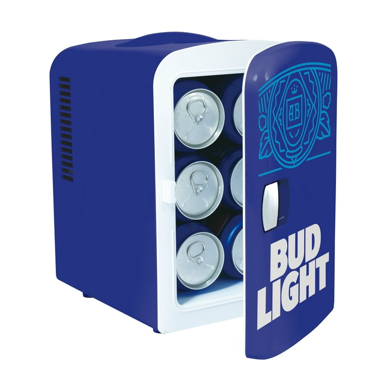 Bud Light 6 Can/4 Liter Capacity Mini Beverage Refrigerator