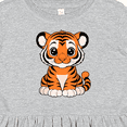 thumbnail image 4 of Inktastic Cute Baby Tiger Girls Toddler Dress, 4 of 5