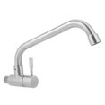 thumbnail image 4 of Grifo para fregadero de cocina de acero inoxidable G1/2" giratorio de 360° con rociador de agua fría: duradero y práctico, 4 of 8