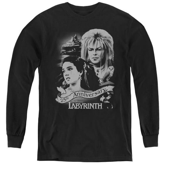Labyrinth Anniversary Youth Long Sleeve T-Shirt Black