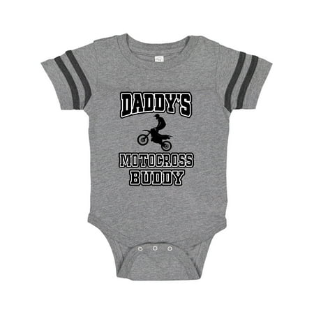 

Inktastic Daddys Motocross Buddy Gift Baby Boy or Baby Girl Bodysuit
