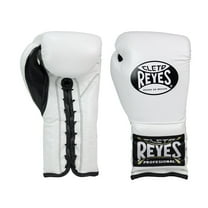 Cleto Reyes Training Gloves with Laces for Men and Women (16oz., White)