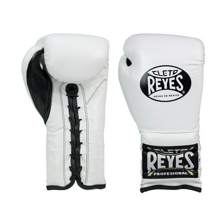 Cleto Reyes Training Gloves with Laces for Men and Women (16oz., White)