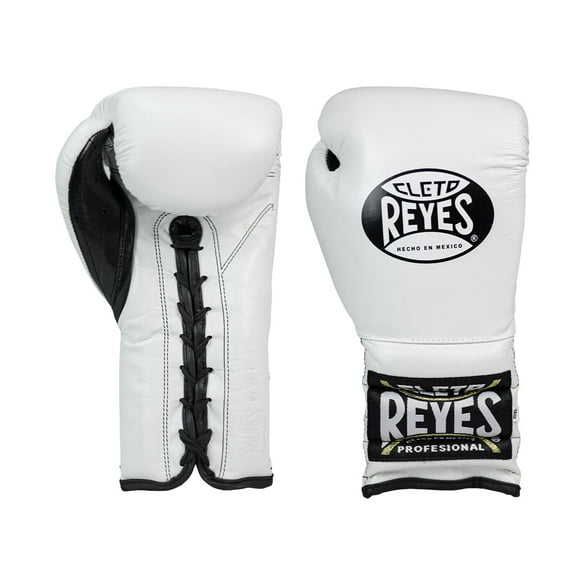 Cleto Reyes Training Gloves with Laces for Men and Women (16oz., White)