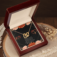 thumbnail image 6 of To My Girlfriend Really Love You English Inseparable Necklace, 6 of 20
