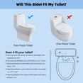 thumbnail image 3 of Hibbent  Bidet Attachment for Toilet, with Dual Nozzle and Pressure Control. Non-Electric and Self-Cleaning,Cold Water, 3 of 7
