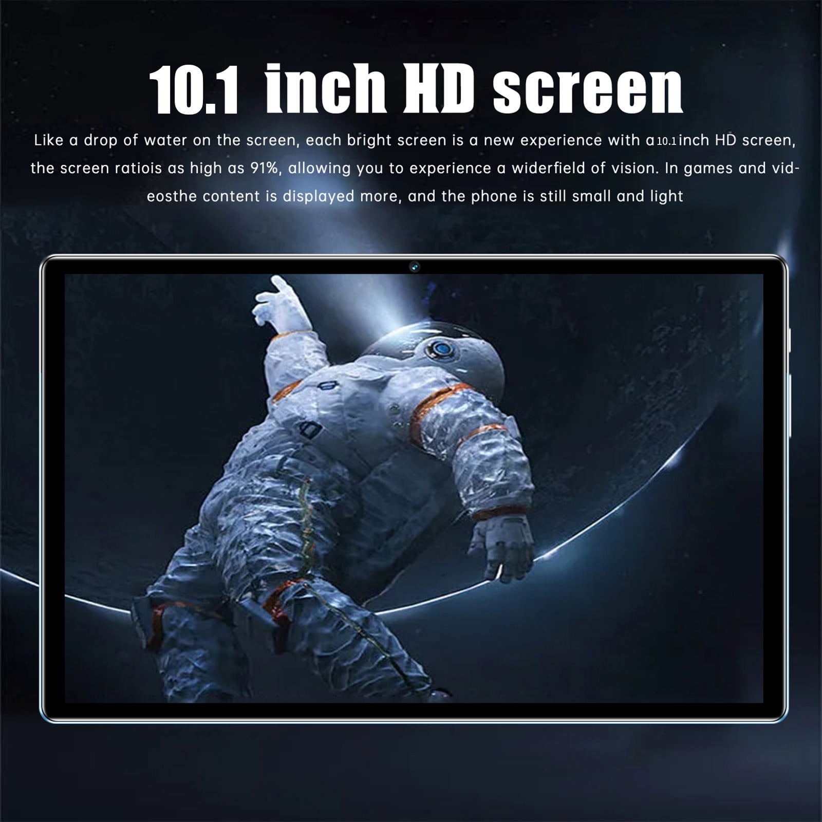 Kchsji 101 Inch 4GB RAM + 64GB ROM Tablet PC with 5G WiFi, Bluetooth, Voice Call, Game & Office Support, 12 Core Processor, HD IPS Display for Work, Gaming, and On-the-Go Entertainment