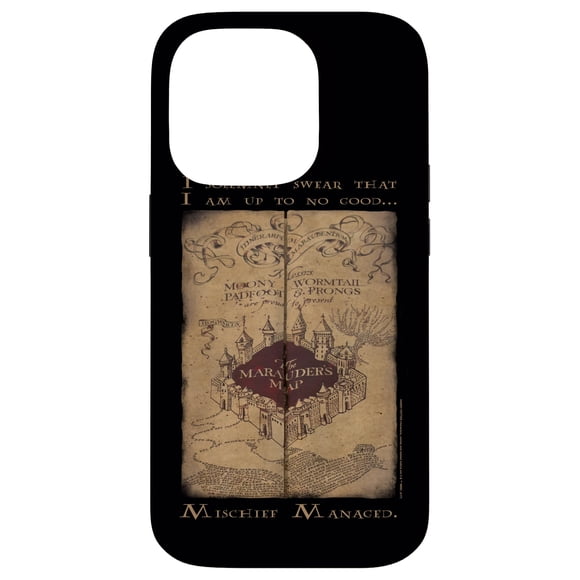 Funda para iPhone 14 Pro Harry Potter Mapa del Merodeador