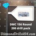 thumbnail image 2 of DMC 156 ROUND 5D Diamond Painting Drills Beads DMC 156 Medium Light Blue Violet, 2 of 3