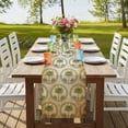 thumbnail image 4 of Table Runners 72 Inches Long Dress Scarves, Vintage Palm Trees Farmhouse Kitchen/Dining Table Runner, Coffee Tablerunners, Summer Botanical Retro Watercolor 16x72 Inch, 4 of 9