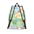 thumbnail image 2 of Lsque Sanrio Pattern Canvas Daypack, Durable Backpack, High-quality Versatile Backpack,Vintage Compact Backpack-Small, 2 of 6
