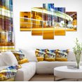 thumbnail image 1 of Blur Motion Traffic Trail in Modern City - Extra Large Canvas Art Print, 1 of 3