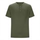 thumbnail image 4 of pstuiky camiseta de hombre, Camisa tipo jersey para hombre, de color liso, con botones, manga corta y cuello alto camisetas de hombre xxl, 4 of 6
