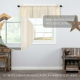 thumbnail image 3 of VHC Brands Tobacco Cloth Natural Fringed Valance Farmhouse Cotton Window Treatment for Your Country Cottage Kitchen or Bathroom 16x72, 3 of 7