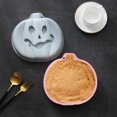 thumbnail image 3 of Molde de pastel de mousse de silicona TUNC Molde para hornear de 8 pulgadas Halloween de calabaza Azul + rosa 2 piezas, 3 of 4