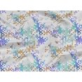 thumbnail image 6 of oneOone Rayon Royal Blue Fabric Abstracts Diy Clothing Quilting Fabric Print Fabric By Yard 56 Inch Wide, 6 of 8