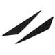 thumbnail image 3 of Headlamp Eyelid, Headlight Eyebrow Easy Installation 2pcs Black Protective For Cars, 3 of 8