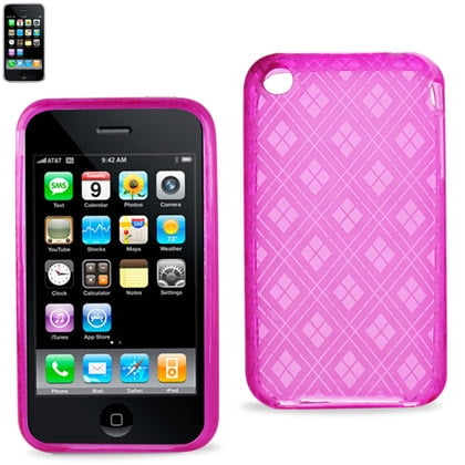 UPC 885249003919 product image for Polymer Case Apple Iphone 3G Rhombus Pattern Hot Pink With Screen Protector | upcitemdb.com