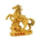 thumbnail image 1 of Estatua de caballo de dinero, bendición del zodiaco, recuerdo, figura artística de caballo, estatua de caballo rico Oro, 1 of 9