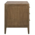 thumbnail image 6 of SAFAVIEH Couture Ariella Modern Nightstand with 3 Drawers, Brown, 6 of 15