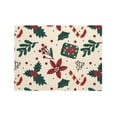 thumbnail image 3 of LNWH Retro Happy Christmas Background Pattern Rectangle Tablecloth, Resistant Wrinkle Resistant Washable Table cloth, 54x72in, 3 of 8