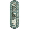 thumbnail image 2 of YAOMOBB Low Profile Laundry Mat Water Absorbent Floor Mat Laundry Room Letter Printed Non Slip Stain Resistant Bathroom Carpet, 2 of 6