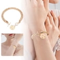 thumbnail image 1 of Pulsera con charm de corazón de acero inoxidable para mujer, joya elegante y duradera, 1 of 8