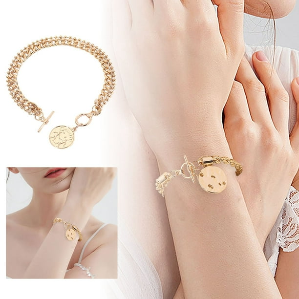 Pulsera de acero inoxidable del encanto del corazón para las mujeres con estilo y joyería duradera