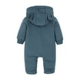 thumbnail image 3 of Baby Snowsuit Hooded Jumpsuit Bear Ear Boy Romper Baby Warm Outfits Girl Girl Clothes 3-6 Months, 3 of 3