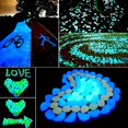 thumbnail image 6 of Glow in The Dark Pebbles Colorful Luminous Garden Stones Decorative Glow Rocks for Garden Path Aquarium Tank Succulent Planter and Outdoor Night Decor, 6 of 8
