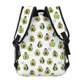 thumbnail image 4 of Gaeub Avocado Friends Ergonomic Lightweight Laptop Backpack - Multiple Pockets for School, Work, Travel, Outdoor Activities -One Size, 4 of 5