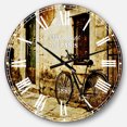 thumbnail image 1 of DesignArt Bicycle with Shopping Bag Large Wall Clock, 1 of 2