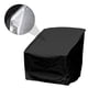 thumbnail image 4 of 1 funda protectora para silla, antipolvo y lluvia para muebles de jardín (negra), 4 of 6